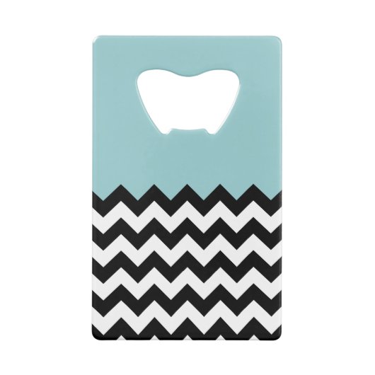 Motif Zigzag noir et blanc, Chevron, Bleu (Dos)