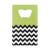 Motif Zigzag noir et blanc, Chevron, Vert (Dos)