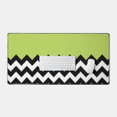 Motif Zigzag noir et blanc, Chevron, Vert (Clavier et souris)