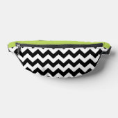 Motif Zigzag noir et blanc, Chevron, Vert (Poser)