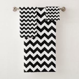 Motif Zigzag noir et blanc, Motif Chevron