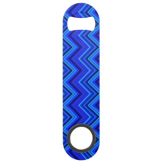 Motif zigzag rayures bleues (Devant)