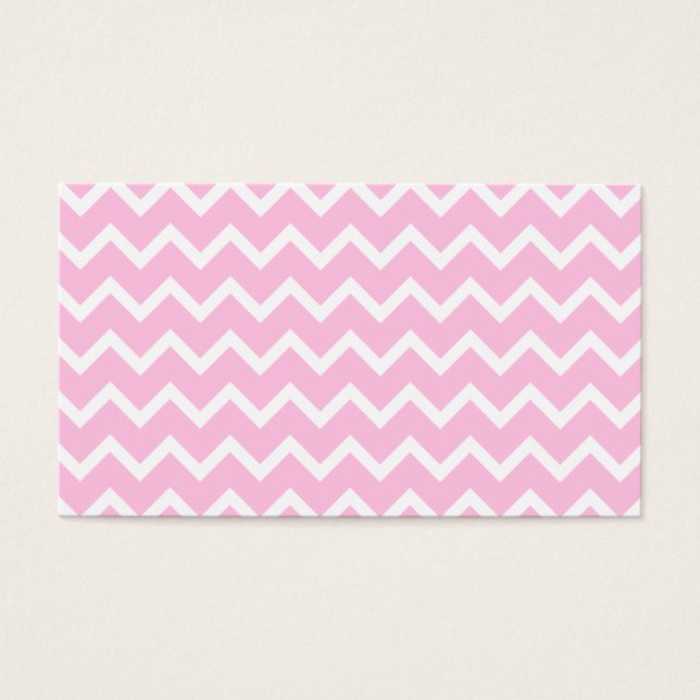 Motif Zigzag rose pâle et blanc. (Devant)