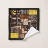 Motifs audacieux, histoire riche (Gant de toilette)