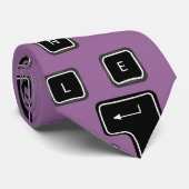 motifs clavier - Cravate (Roulé)