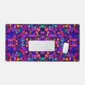 Motifs de cosmos en spirale colorés mignons (Clavier et souris)