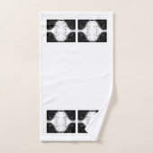 Motifs de défilement de styles classiques (Serviette à main)