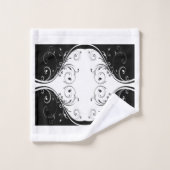 Motifs de défilement de styles classiques (Gant de toilette)