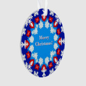 Motifs de flocon de neige et cadeaux (devant)