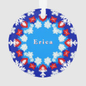 Motifs de flocon de neige et cadeaux (dos)