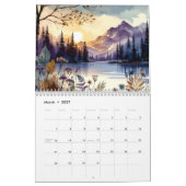 Motifs de la nature Aquarelle Calendrier Paysage (Mar 2027)