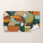 Motifs de la pop olive | Art rétro (Serviette à main)