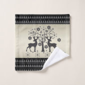 Motifs de Noël (Gant de toilette)
