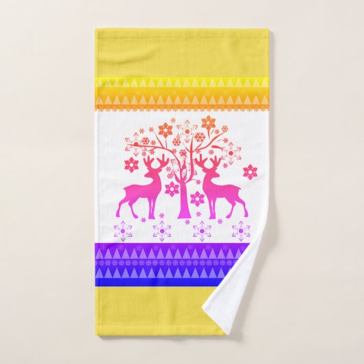 Motifs de Noël (Serviette à main)