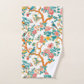 Motifs d'inspiration asiatique, Fleurs colorées oi (Serviette à main)