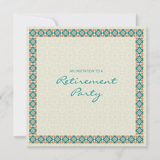 Motifs et frontières 3 Retraite Invitation (Devant)