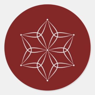 Motifs floraux - autocollant