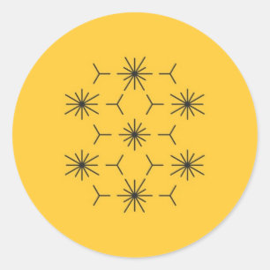 Motifs floraux - autocollant