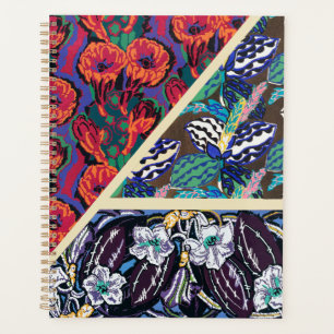 Motifs Floraux Géométriques Art Déco Français Vint