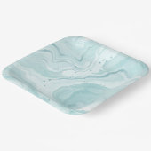 Motifs géométriques audacieux sur assiettes en pap (Angulaire)