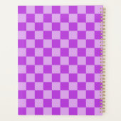 Motifs géométriques en violet et violet clair (Dos)