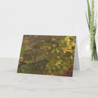 Motifs légers de rivière - carte de remerciements