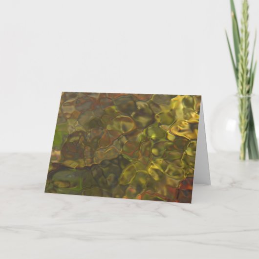 Motifs légers de rivière - carte de remerciements (Devant)