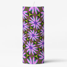 Motifs marguerite violet