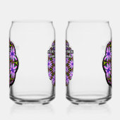 Motifs marguerite violet (Gauche)