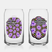 Motifs marguerite violet (Verso)