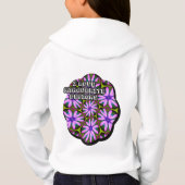 Motifs marguerite violet (Dos)