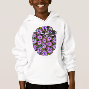 Motifs marguerite violet