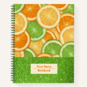 Motifs tranches Carnet orange (Devant)