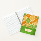 Motifs tranches Carnet orange (Intérieur)