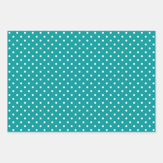 Motifs turquoises Envelopper le feuillet papier (Devant 2)