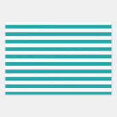 Motifs turquoises Envelopper le feuillet papier (Devant)