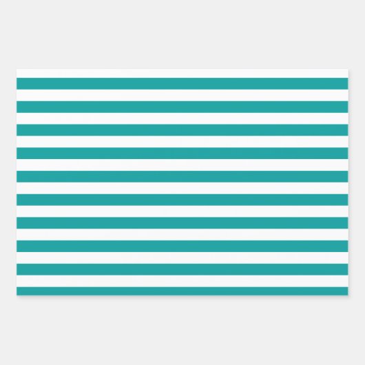 Motifs turquoises Envelopper le feuillet papier (Devant)