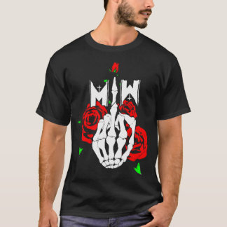 Motionless In White Hand Rozen Gothic Metal Grafis T-shirt