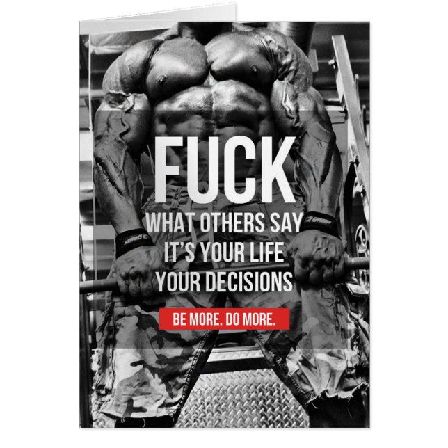 Motivaitonale fitness Gym (Voorkant)