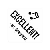 Motivant "EXCELLENT !" Classement du tampon en cao (Impression)