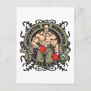 Motivated Boxing Briefkaart