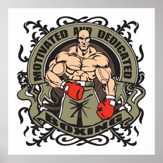 Motivated Boxing Poster (Voorkant)