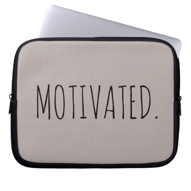 Motivated Laptop Sleeve (Voorkant)