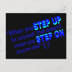 Motivateur, carte postale de l'esprit avant