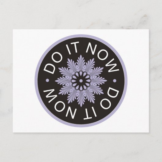 Motivatie 3 Word-citaten ~Do It Now~ Briefkaart (Voorkant)