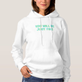Motivatie aanmoedigings- en aanmoedigingsbloklette hoodie