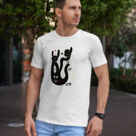 Motivatie Abstracte creatie T-shirt
