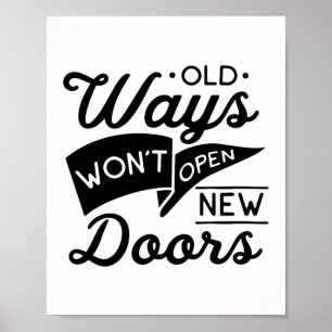 Motivatie afdrukken poster