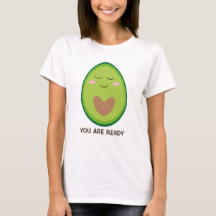 Motivatie avocado-illustratie t-shirt