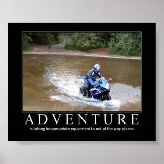 Motivatie avontuur poster
